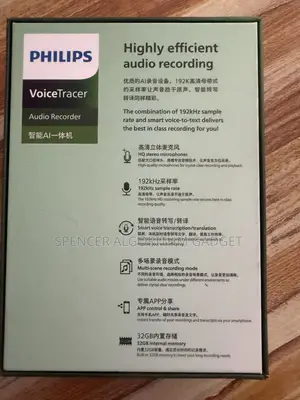 Philips VTR6960 100% Original Voice Recorder With Voice Transcription