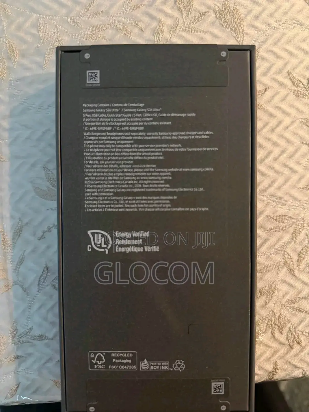 New Samsung Galaxy S26 Ultra 5G 1 TB Black