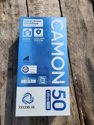 New Tecno Camon 50 Ultra 512 GB Black