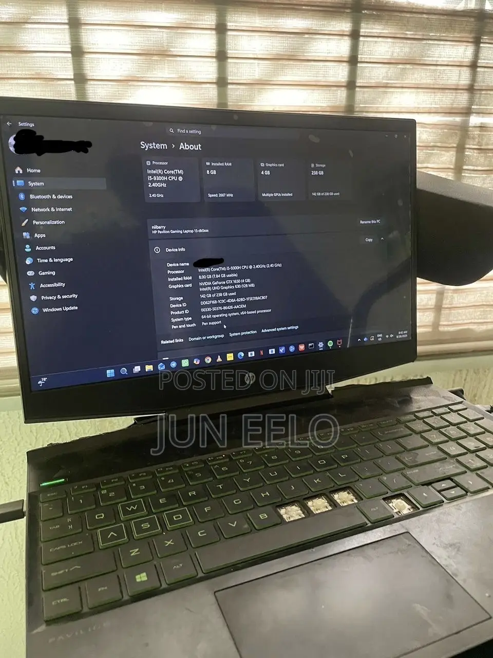 Laptop HP Pavilion 15 8GB Intel Core i5 SSD 256GB