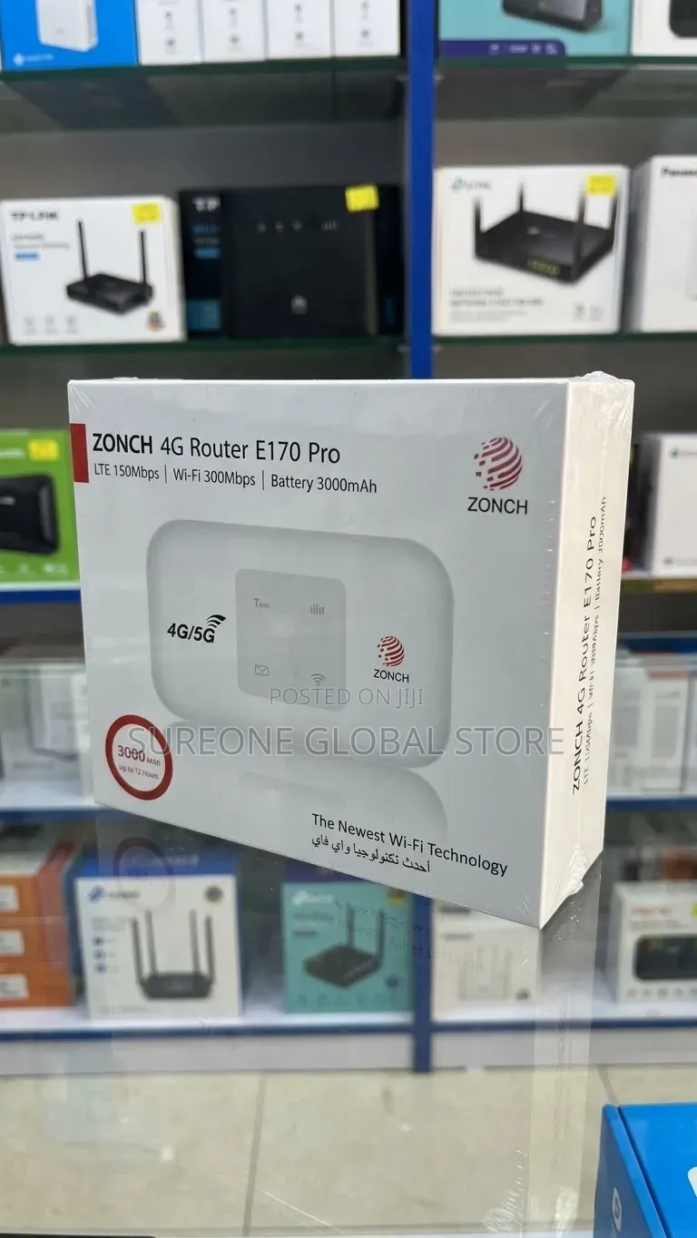 ZONCH 4G Router E170 Pro, a Portable Mobile Wi-Fi Device (MiFi/hotspot