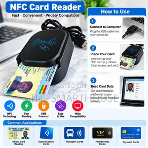 NFC Smart Card Reader – Fast Easy Card Reading