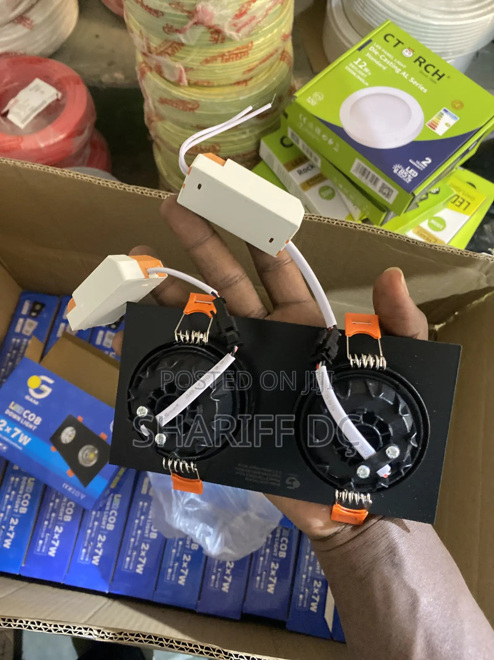 Cob Down Light/ Double Sport Light 2x7w