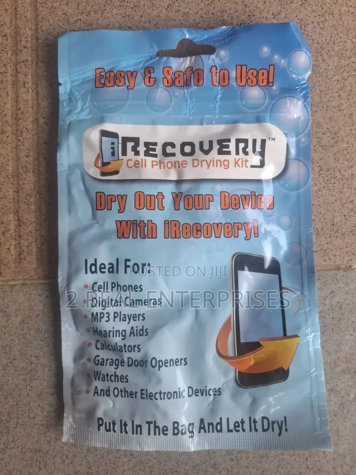 iRecovery Emergency Cell Phone Electronics Silica Gel Drying Kit