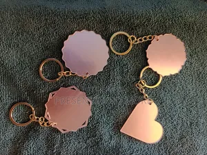 Rose Gold Acrylic Keyrings