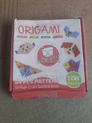 Gamenote Kids Origami Craft Set 108 Sheets 54 Patterns 55-Page Guide