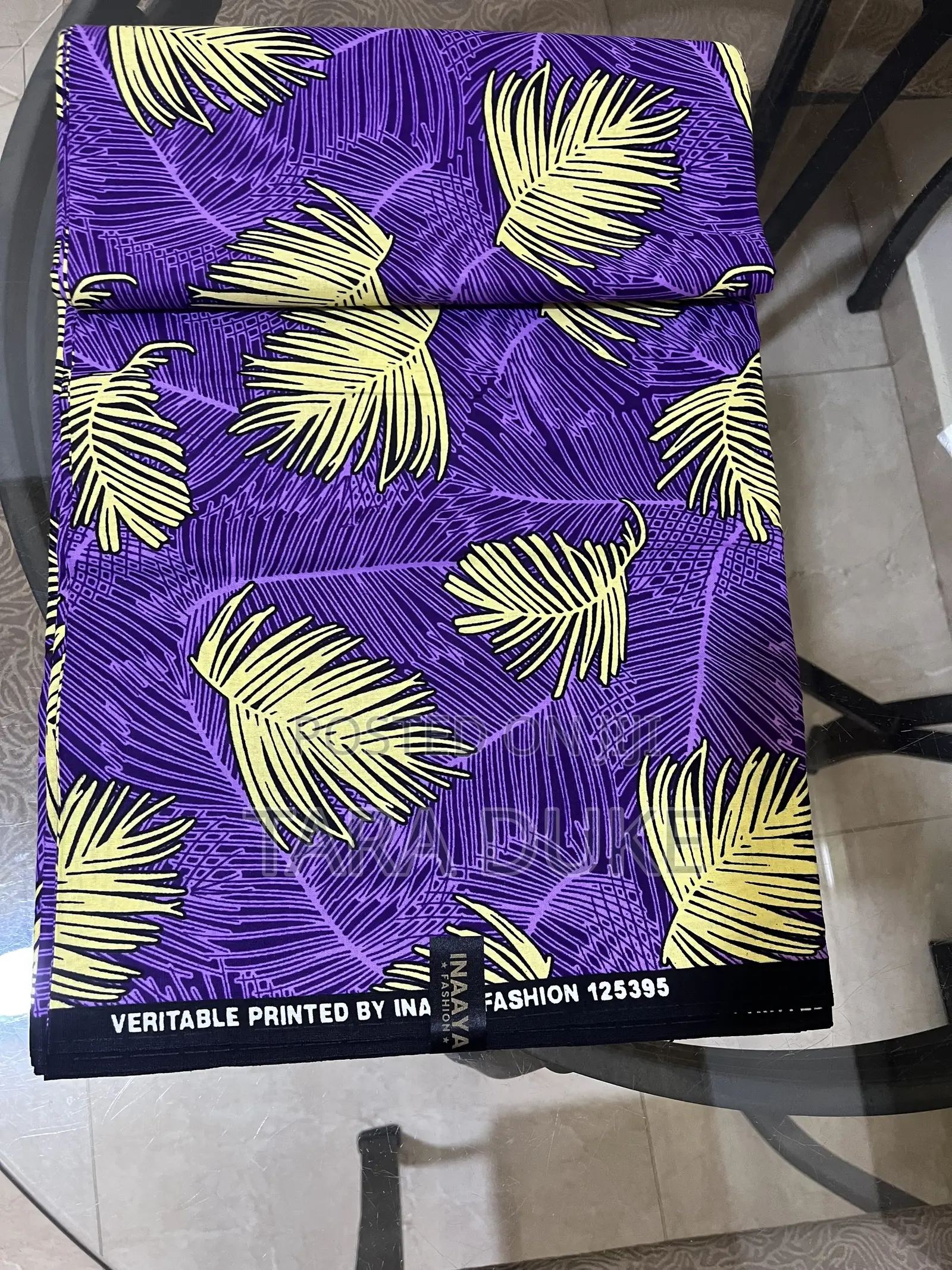 A Rich Royal Purple Fabric