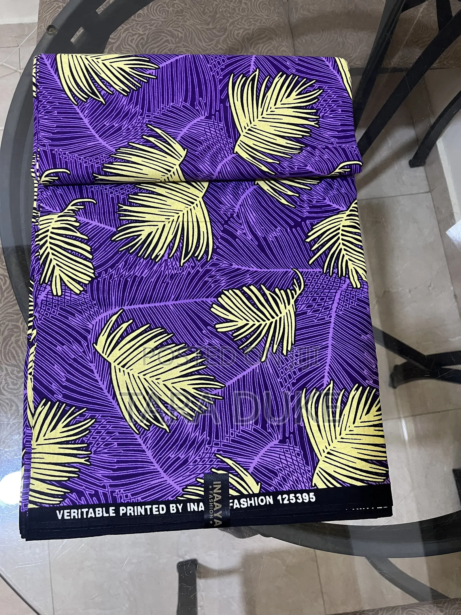 A Rich Royal Purple Fabric