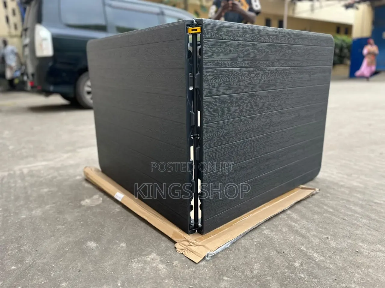 8 Seater Folding Table Black