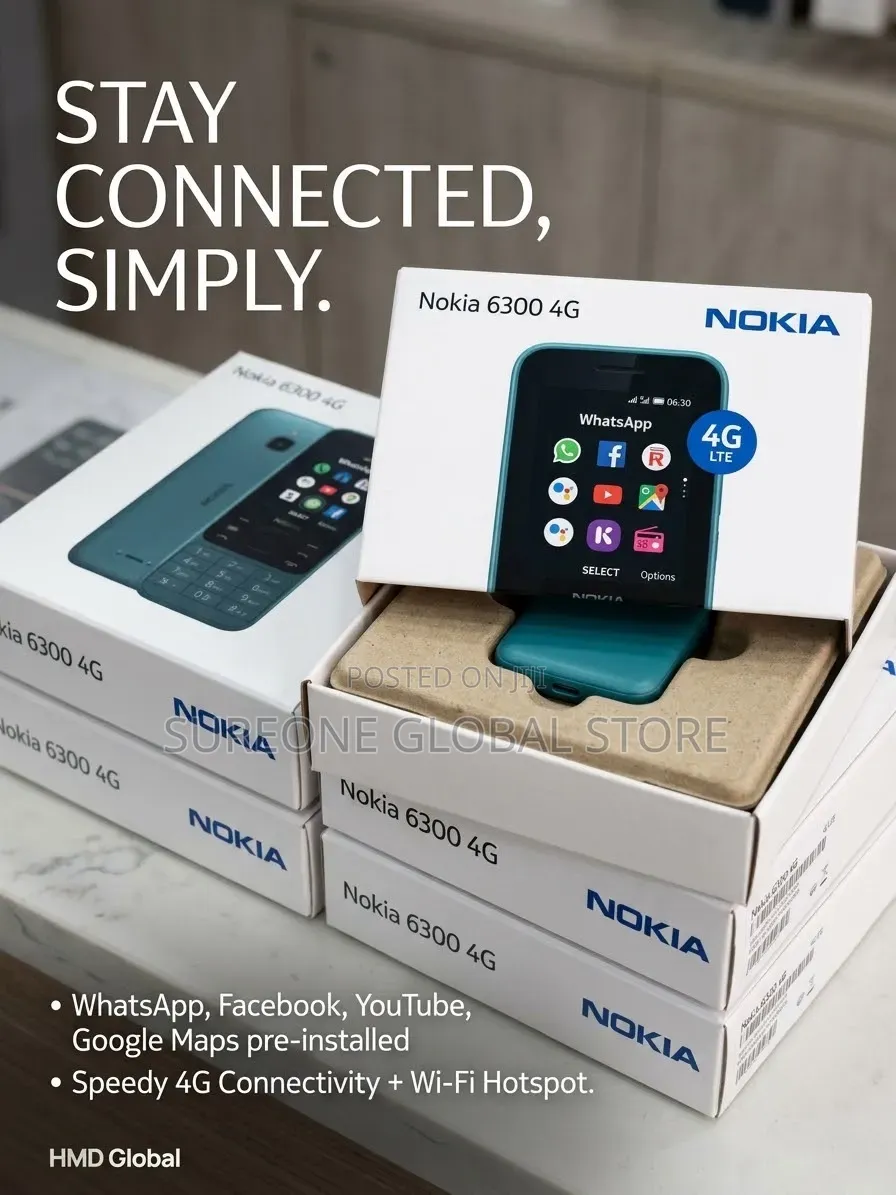 New Nokia 6300 Black