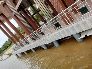 Stainless Steel With Glass Balusters