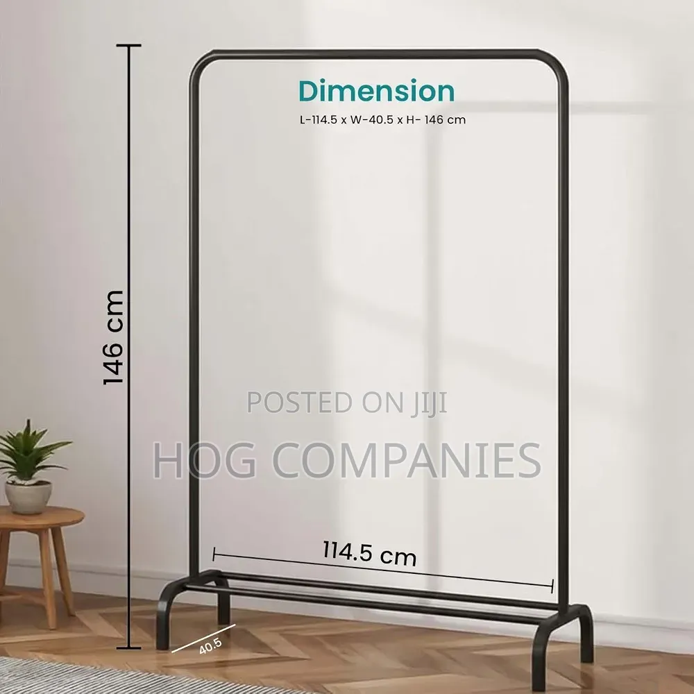 Quality Freestanding Single Metal Cloth Rack- Fast Delivery in 2hrs