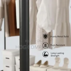 Quality Freestanding Single Metal Cloth Rack- Fast Delivery in 2hrs