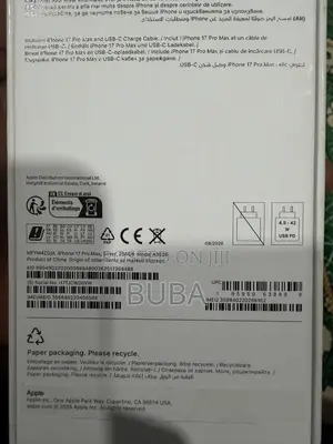 New Apple iPhone 17 Pro Max 256 GB White