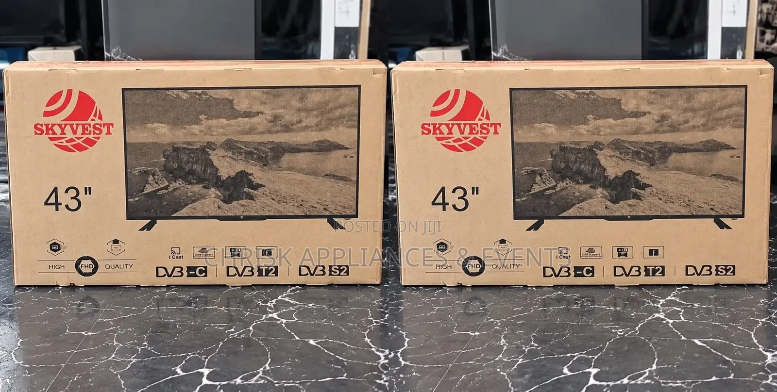  Skyvest 43′′ Led Digital Satellite TV — 43s Orv