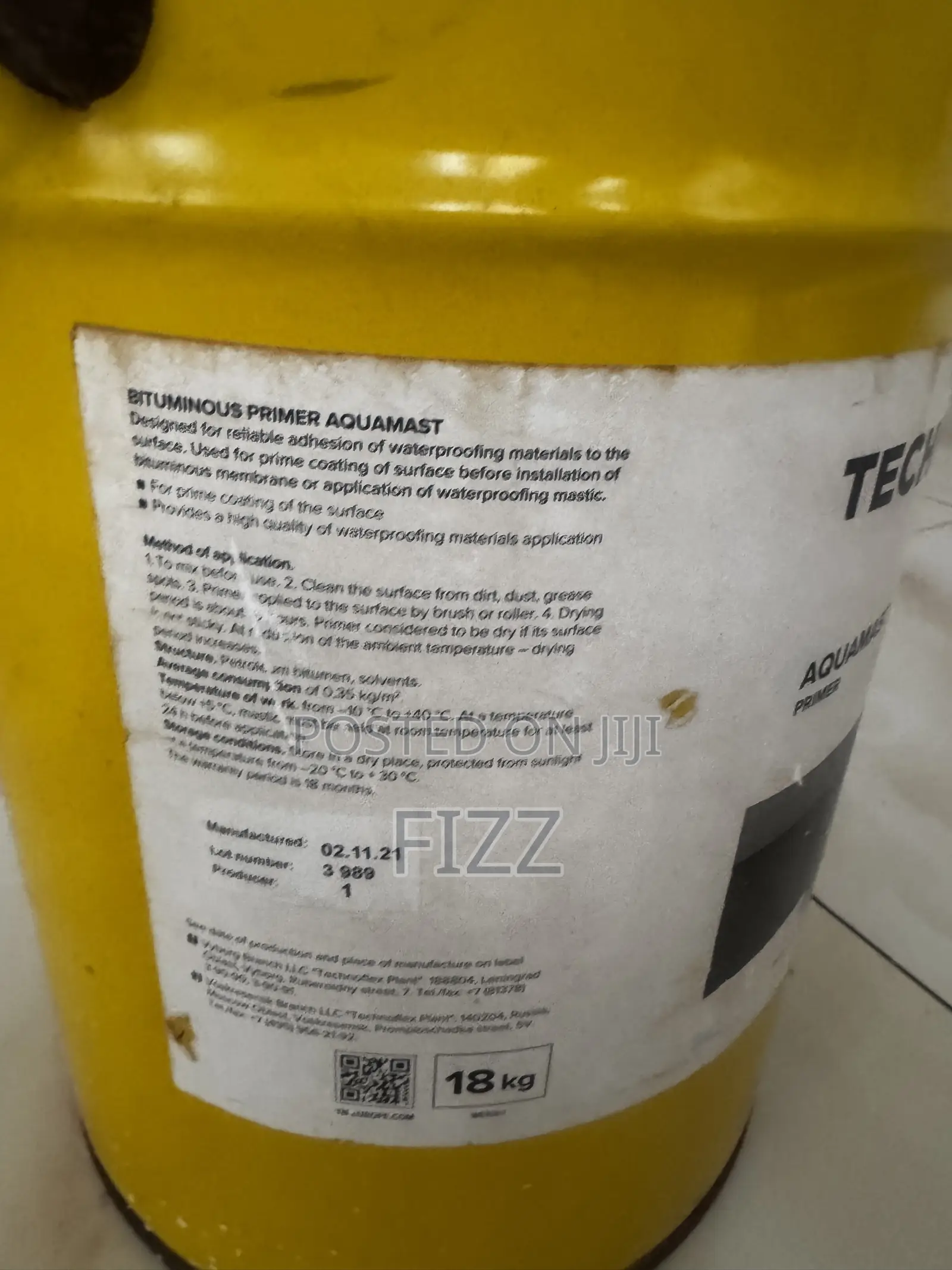 Aquamast Bitumen Primer