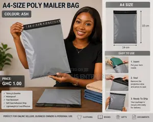 A4-Size Poly Mailer Bags – Strong, Durable Waterproof