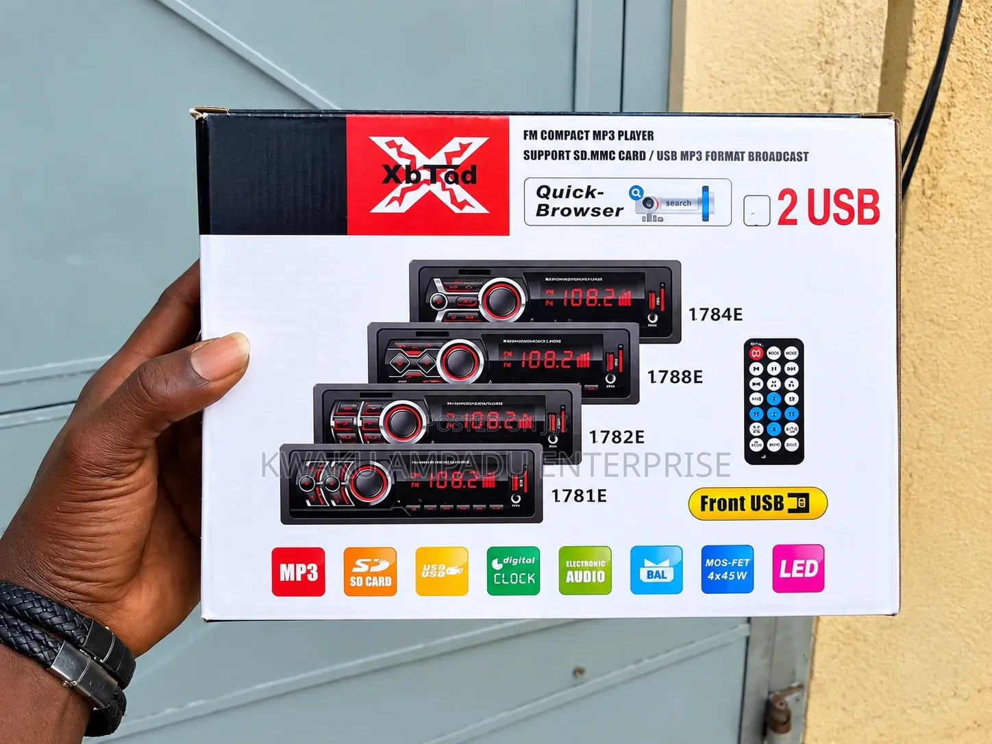 Xplode Car Tape – USB/SD/FM MP3 Player With Remote