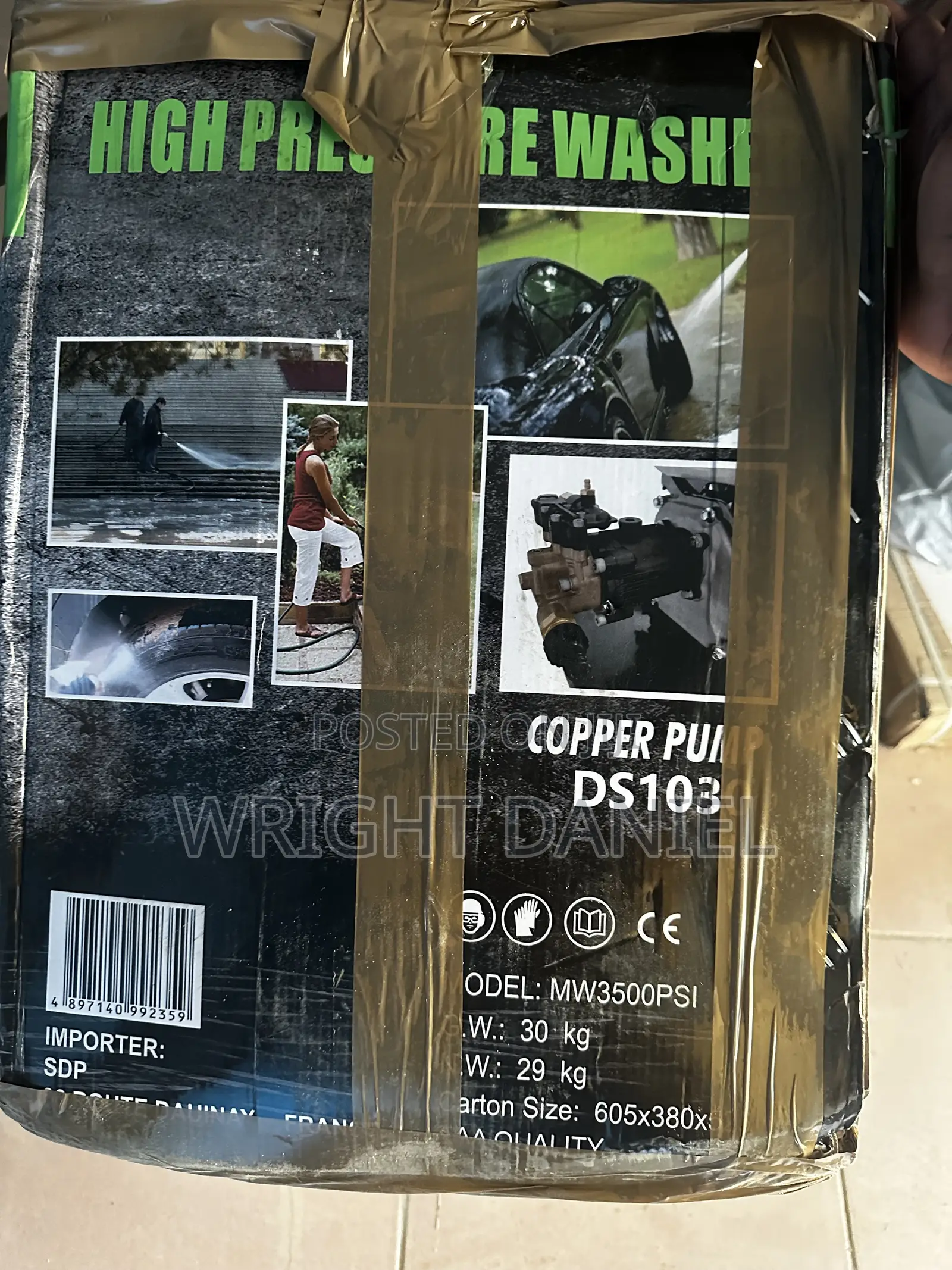 Nurnberg 7HP Petrol High Pressure Washer 3500 PSI – Brand New