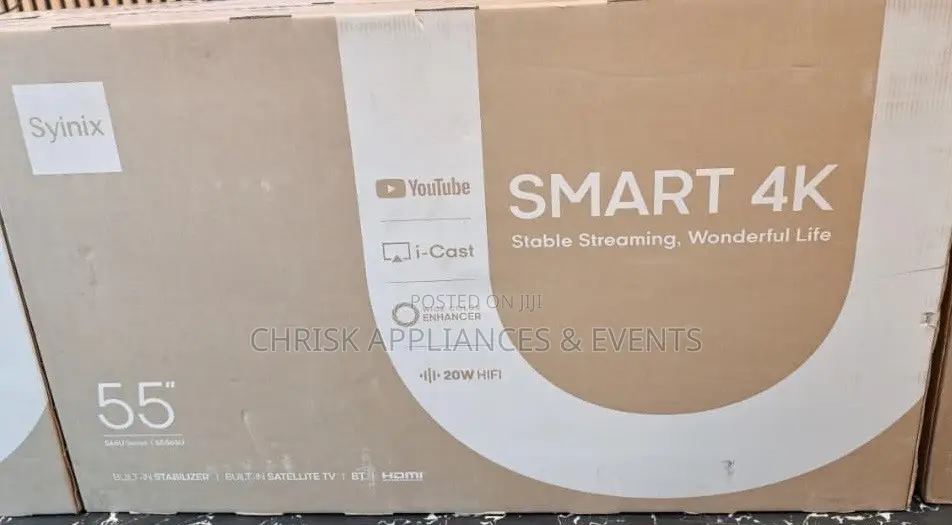  Syinix 55′′ Smart TV — 55s65u