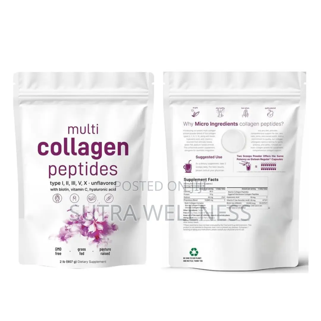 Multi Collagen Peptides, 2LB (907g)-82days