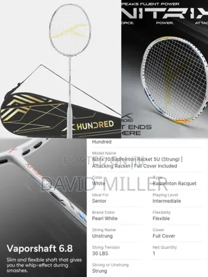 Badminton Racket Hundred Nitrix 10