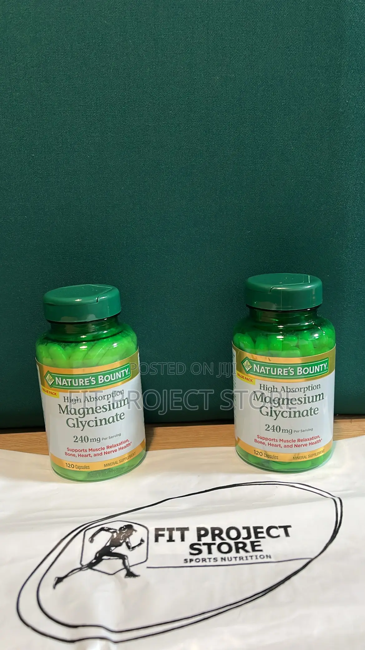 Nature's Bounty Magnesium Glycinate 240mg 120caps