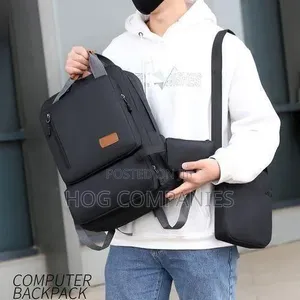 3in1 Waterproof 17' Laptop Backpack Travel School Bag- Fast Delivery