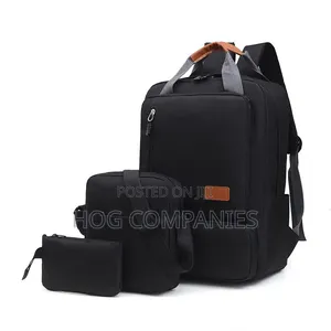 3in1 Waterproof 17' Laptop Backpack Travel School Bag- Fast Delivery