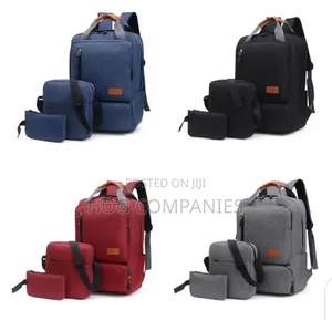 3in1 Waterproof 17' Laptop Backpack Travel School Bag- Fast Delivery