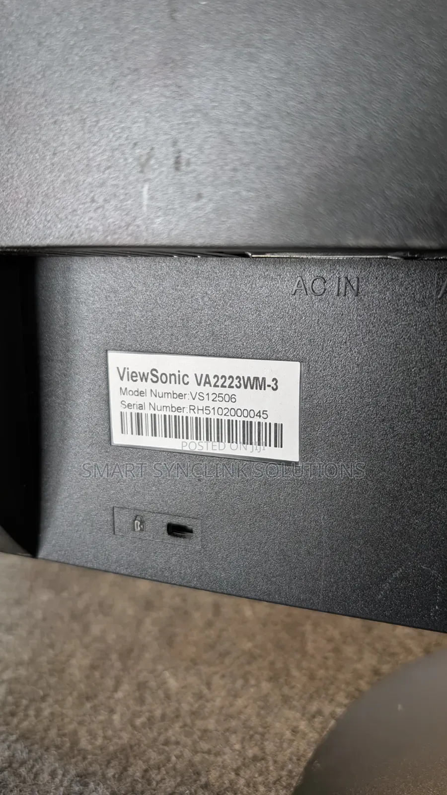 22" ViewSonic Monitor Available