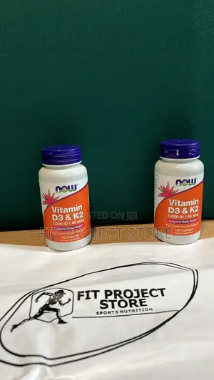 Now Vitamin D3 + K2 100capsules