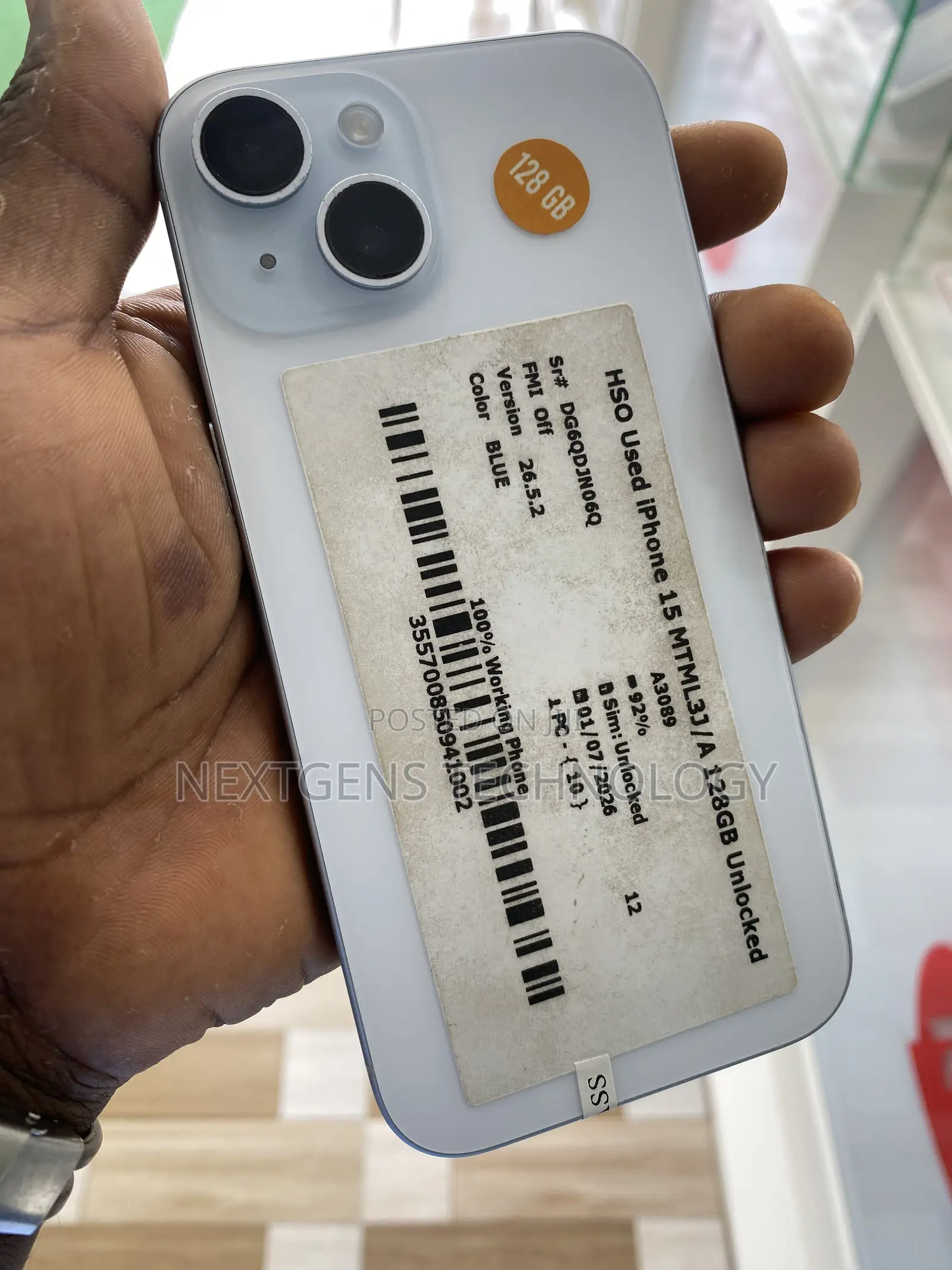 Apple iPhone 15 128 GB White