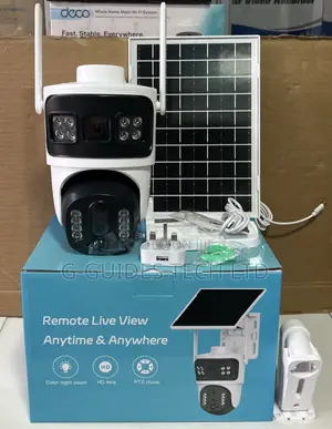 V380 Max 4G Solar PTZ Dual-Lens Camera 6MP