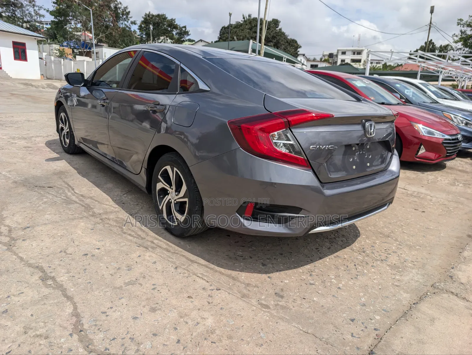 Honda Civic LX Sedan 2018 Gray