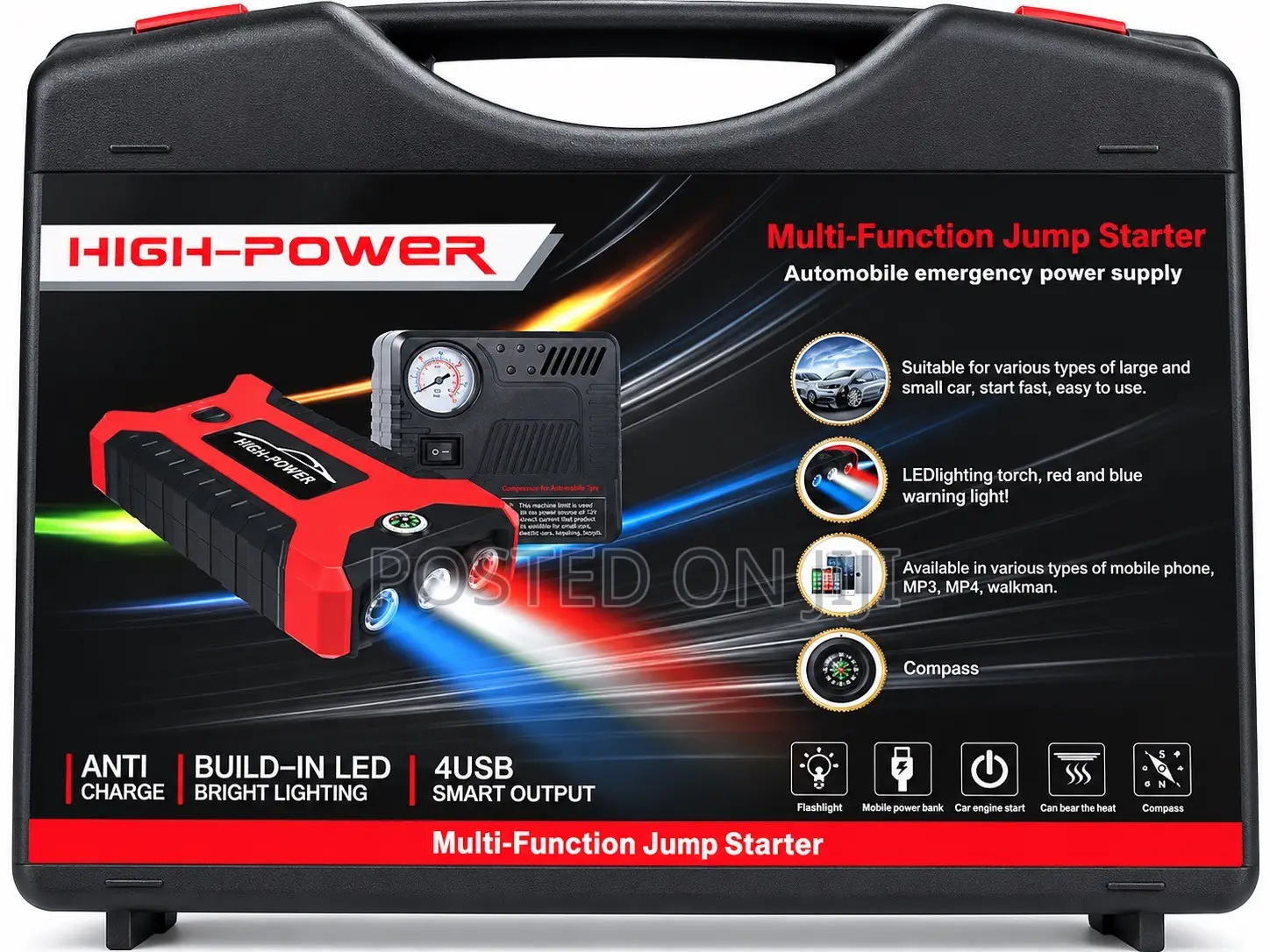 Supurp Car Jump Starter and Tire Pump or Tire Inflator