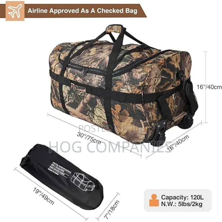 Large Camping Jaber Travel Duffel Bag in Accra- Fast Delivery in 2hrs