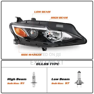 2019-2024 Chevy Malibu Halogen Headlight W/ Bulbs Right Passenger Side