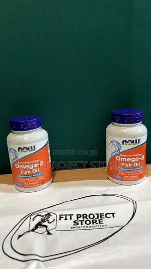 NOW Omega-3 Fish Oil 100 Softgels