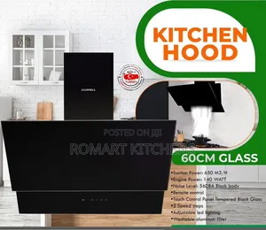 Turkish 60cm Glass Heat Extractor. Touch Screen and Remote Control