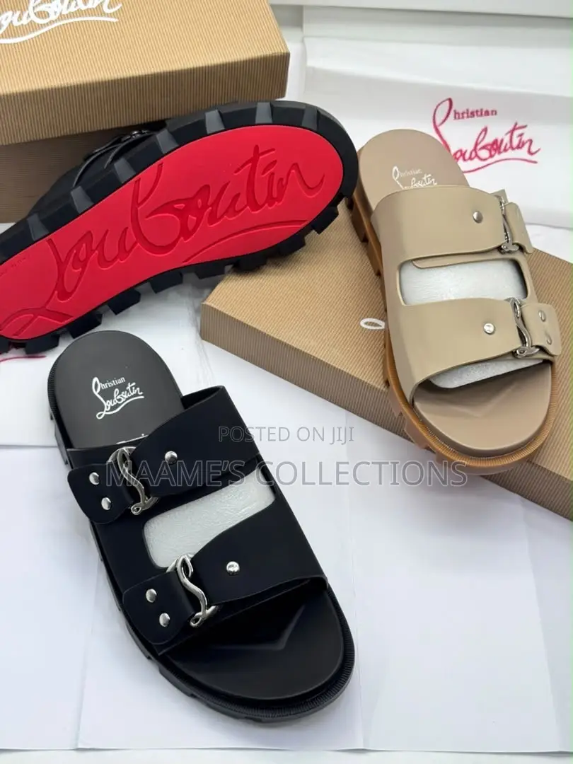 Christian Louboutin Men’s Pam Slide Sandals
