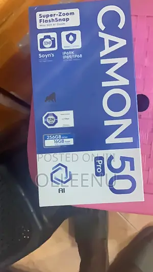 New Tecno Camon 50 Pro 256 GB