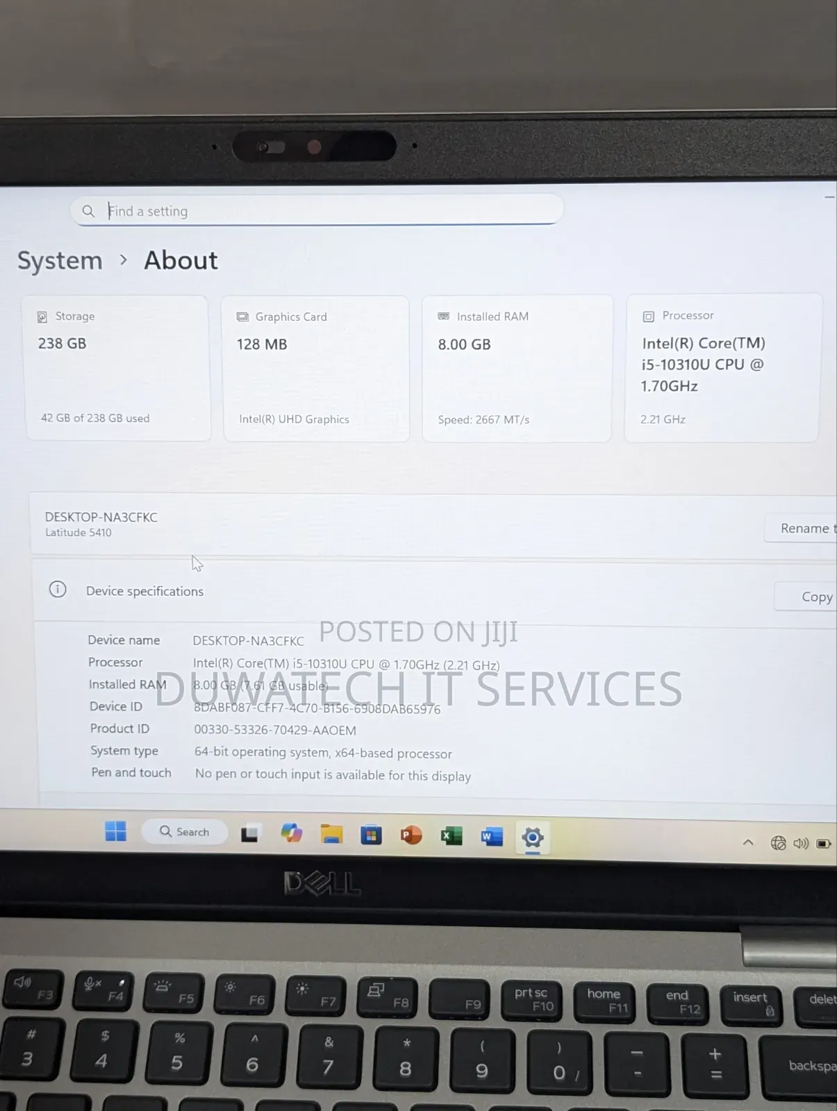Laptop Dell Latitude 5410 8GB Intel Core i5 SSD 256GB