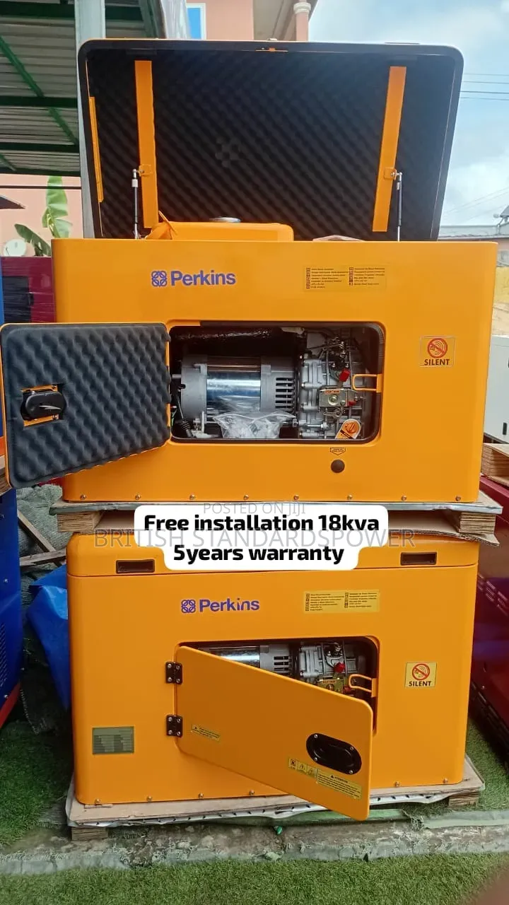 Heavy Duty Perkins 18KVA Silent Diesel Generator 18kva