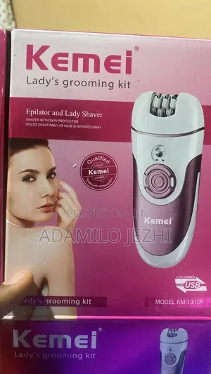 Kemei 2-in-1 Rechargeable Epilator Lady Shaver KM-1307A - BRAND NEW