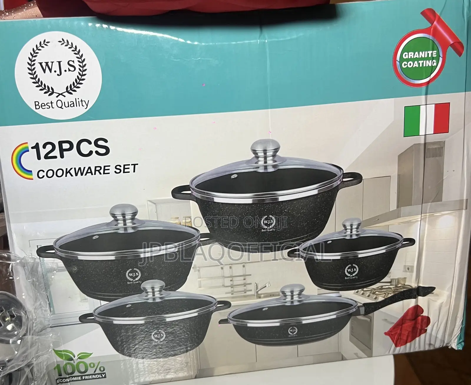 Premium 12PCS Non-Stick Kitchen Cookware, Set Upgrade Your Kitchen.