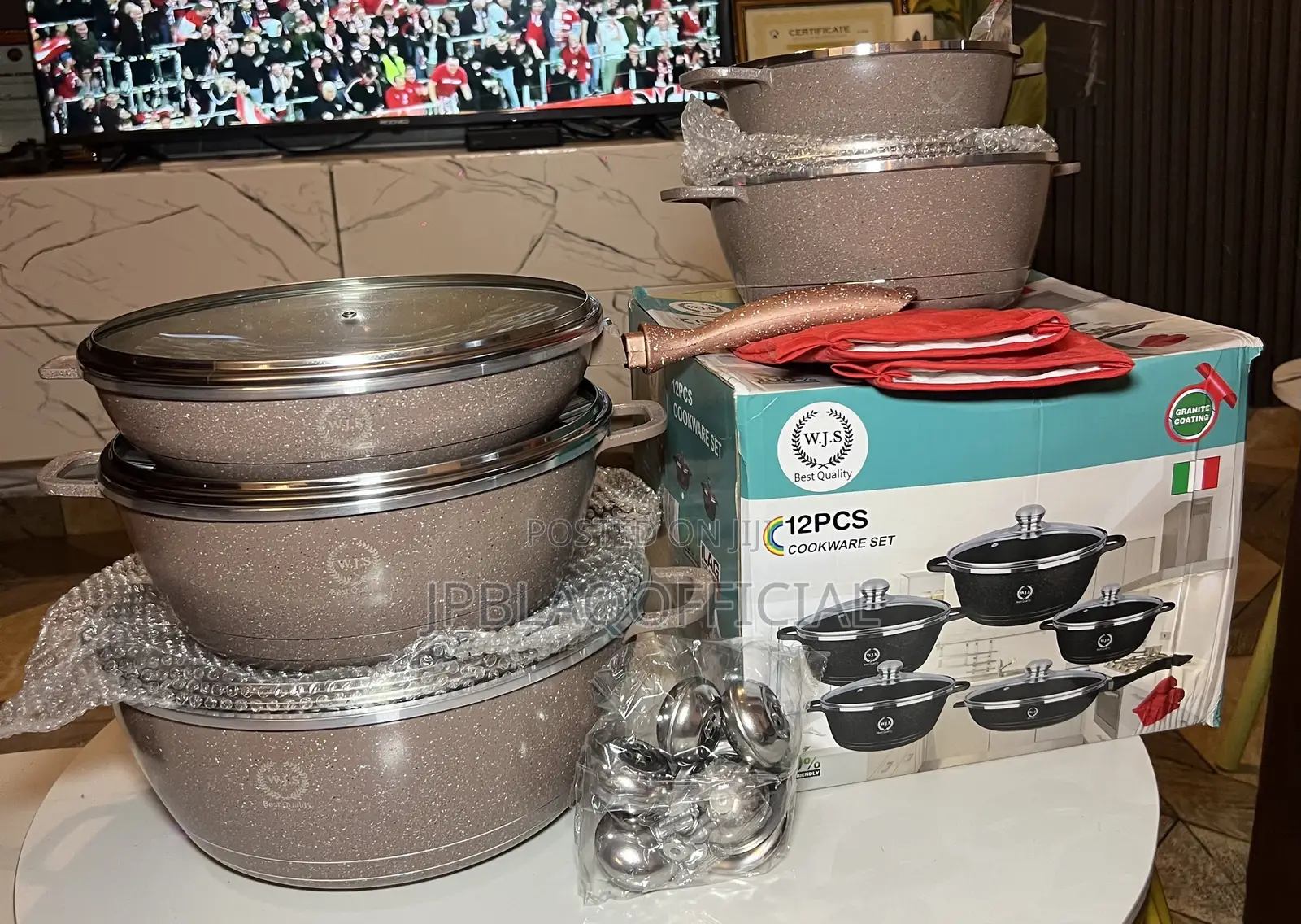 Premium 12PCS Non-Stick Kitchen Cookware, Set Upgrade Your Kitchen.