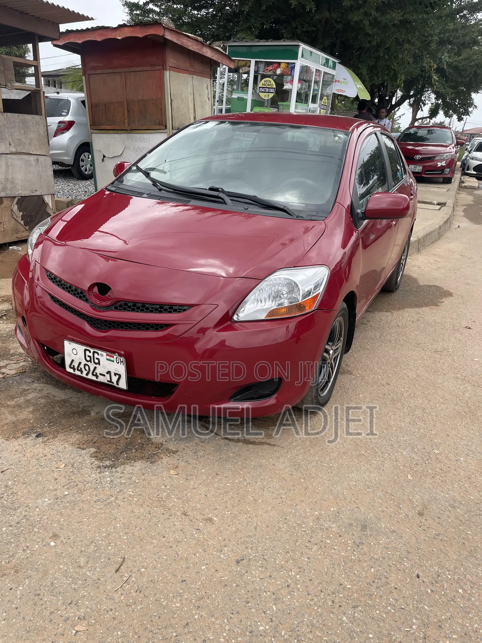 Toyota Yaris 2010 Red