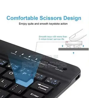 Wireless Bluetooth Keyboard and Mouse Combo