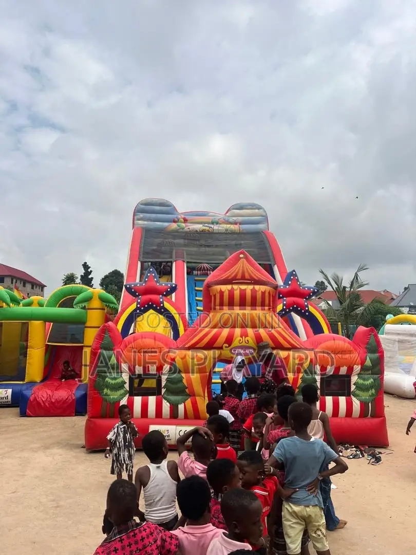 Circus Christmas Bouncy Castle